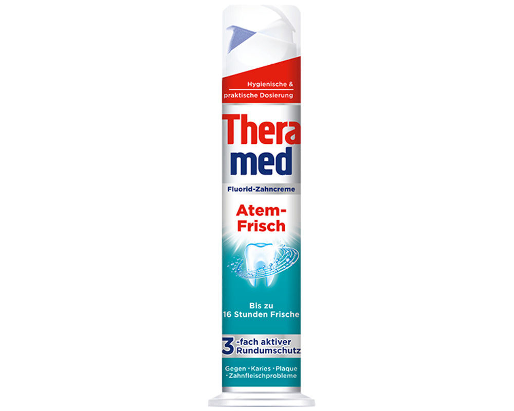 Зубная паста Theramed Atem-Frisch, с дозатором, 100 мл. Германия #1