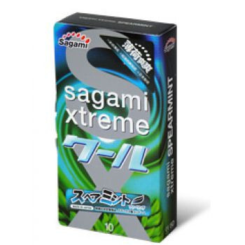 Презервативы Sagami Xtreme Mint с ароматом мяты - 10 шт. #1