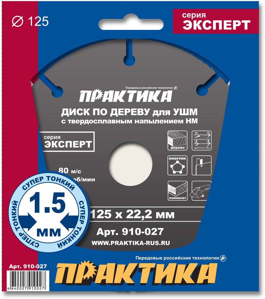 ПРАКТИКА Круг лепестковый торцевой 125 x 22 #1