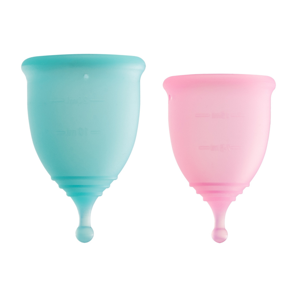 GLOW CARE / Менструальные чаши с мешочком классические, 2 шт.  #1