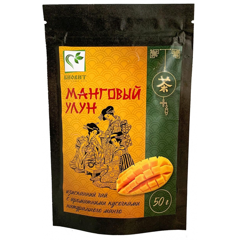 Чай Биовит зеленый Манговый улун, Китай, 50 грамм #1