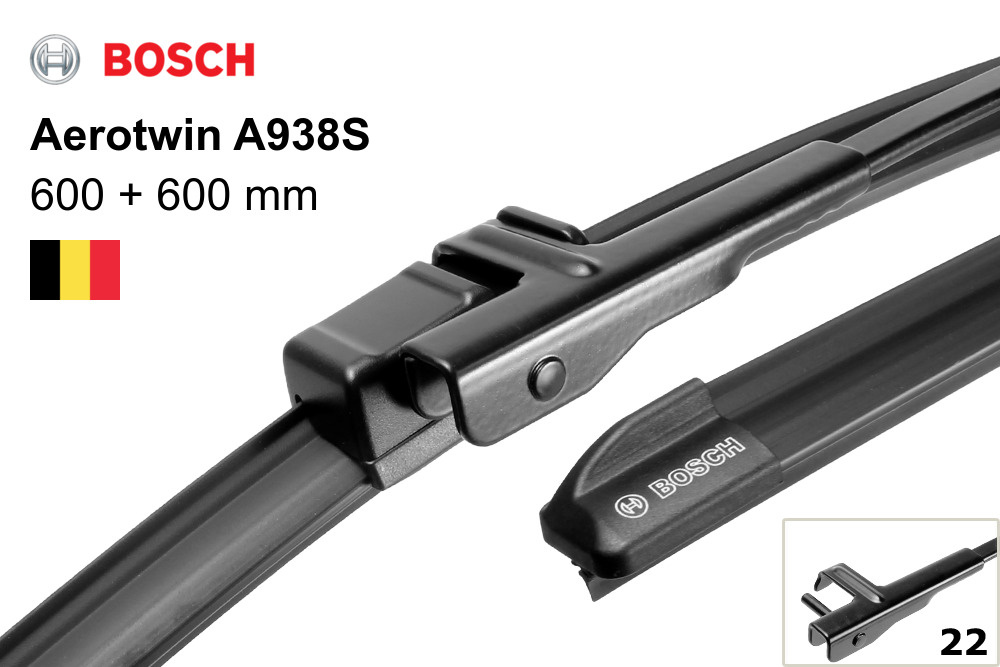 Щетки стеклоочистителя Bosch Aerotwin A938S, артикул 3397118938 #1