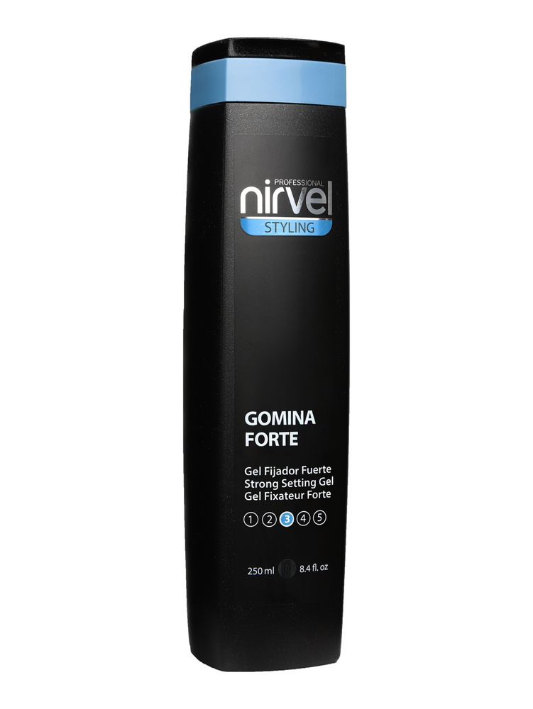 NIRVEL PROFESSIONAL Гель STYLING сильной фиксации эффект "мокрых" волос gomina forte 250 мл  #1