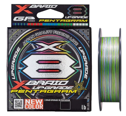 Шнур YGK X-Braid Upgrade X8 Pentagram 150m #1.5/0.205mm 30lb/13.6kg #1