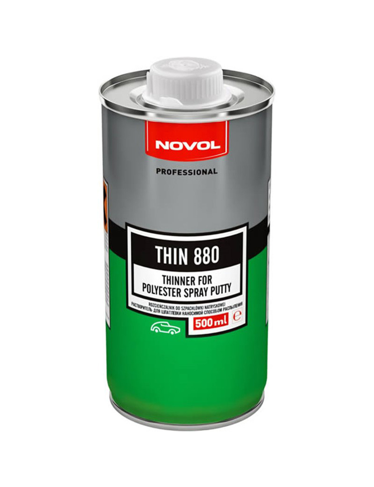 Разбавитель жидкой шпатлевки Novol Thin 880 Thinner For Polyester Spray Putty 0,5 л.  #1