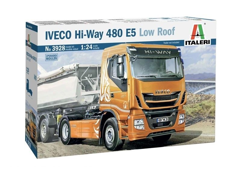 Сборная модель Italeri 3928ИТ Грузовик IVECO HI WAY 480 E5 LOW ROOF Масштаб 1/24  #1