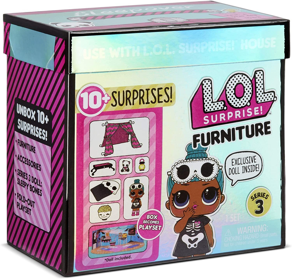 Игровой набор c куклой L.O.L Surprise! furniture Sleepy Bones #1