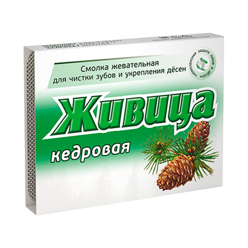 Алтайский нектар "Живица кедровая", смолка жевательная для чистки зубов и укрепления десен (1 блистер #1