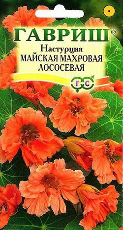 Настурция Майская Лососевая махр, 1г., Гавриш #1