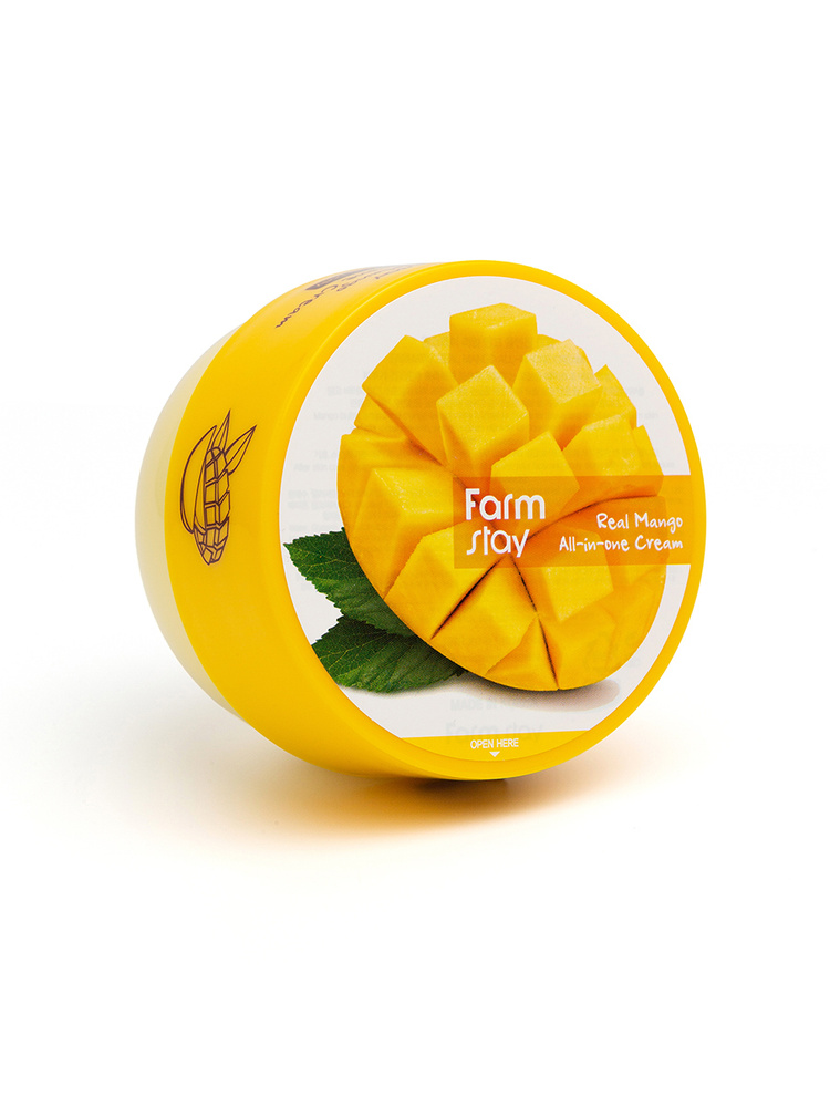 FarmStay Real Mango All-in-one Cream Многофункциональный крем для ухода за кожей лица, шеи и зоны декольте #1