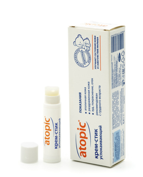 Atopic / Атопик Крем-стик успокаивающий для сухой кожи, против атопичного дерматита, детский крем, 4.9 #1