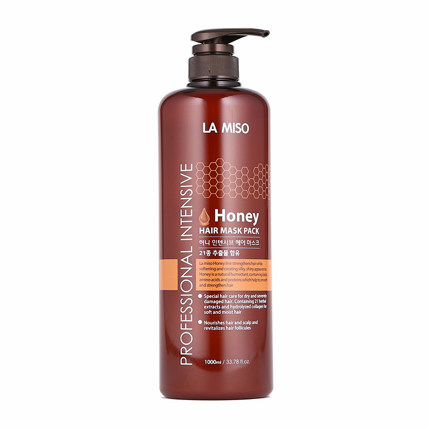 La Miso Professional Intensive Honey Маска для волос 1000 мл #1