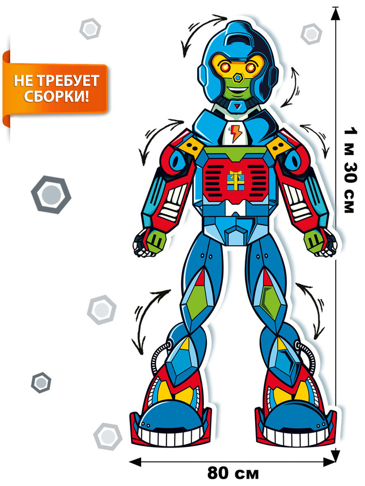 Постер " Робот " украшение интерьера, украшение детской, настенный  #1