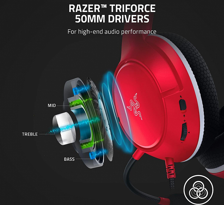 Игровая гарнитура Razer Kaira X for Xbox - Red headset/ Razer Kaira X for Xbox - Red headset  #1