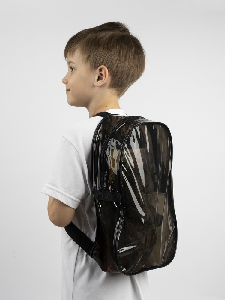 Рюкзак детский для мальчика и для девочки в садик, прозрачный рюкзак пвх сумка в роддом в бассейн  #1