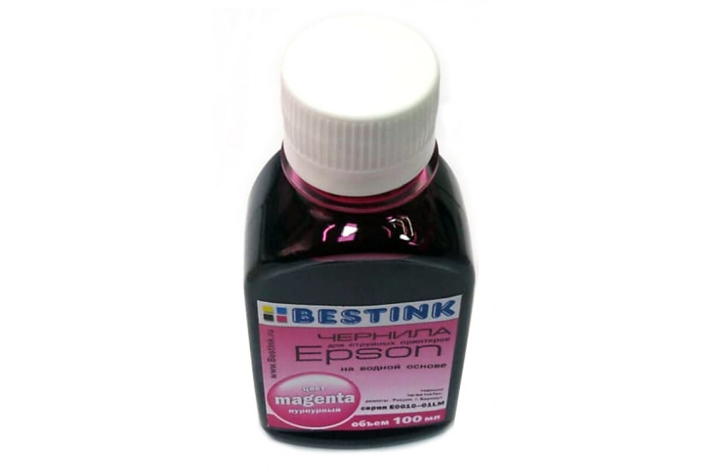 Чернила InkTec Epson Magenta E0010-100MM 100 мл фасовка Bestink #1