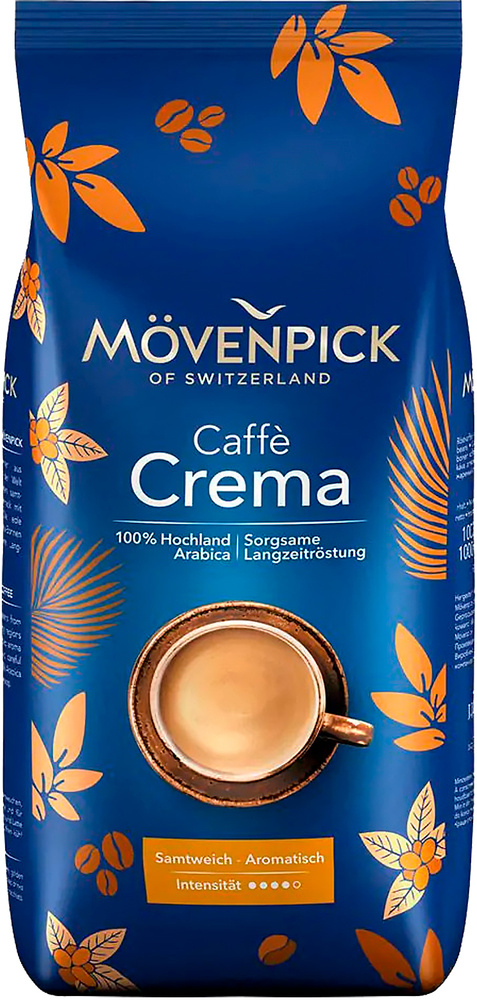 MOVENPICK (J.J. Darboven) Кофе CREMA Caffe, в зернах, 1000 гр. #1