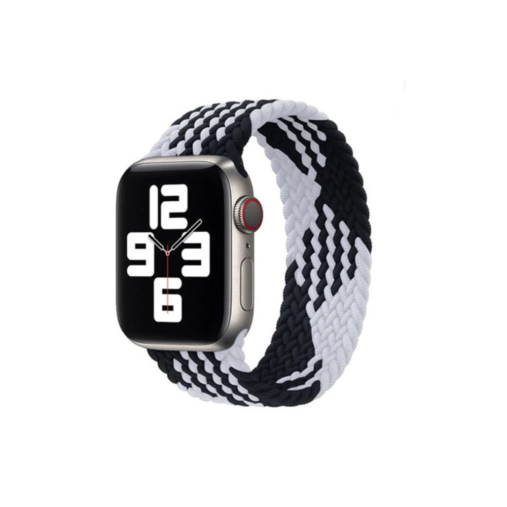 Монобраслет нейлоновый тканевый ремешок для умных часов Apple Watch Series 1-8 - 38/40/41 мм (эпл вотч) #1
