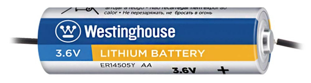 ER 14505Y (AA) литиевая батарейка 3.6 V Westinghouse для счётчиков газа, электросчётчиков, теплосчётчиков, #1