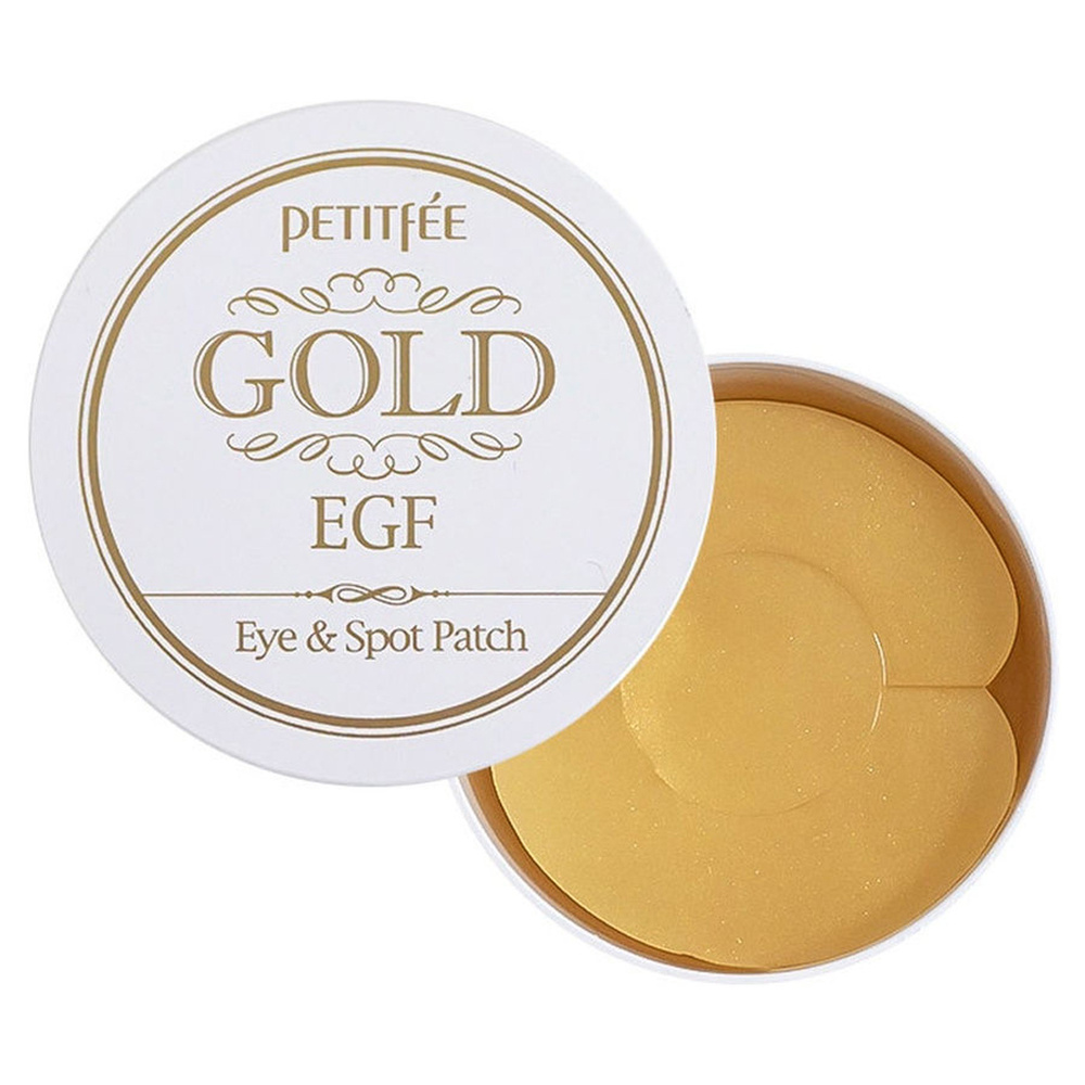 Petitfee Патчи для глаз и лица с EGF 24-каратным золотом и экстрактом женьшеня Gold & EGF Eye & Spot #1