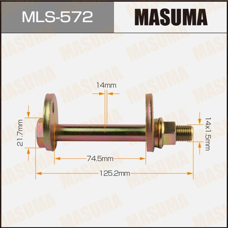 Болт эксцентрик "Masuma" MLS-572 к-т. Toyota #1