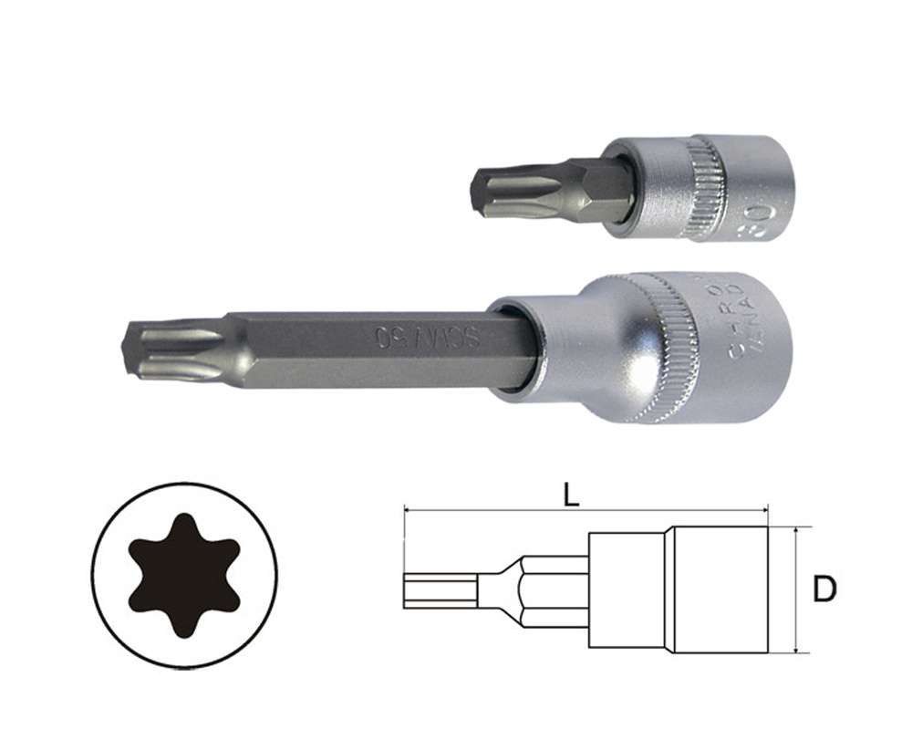 Головка-бита TORX T25 1/4" aist #1