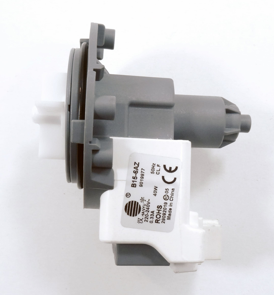 Помпа для стиральной машины B15-6AZ 9019977 40W на саморезах, контакты ...