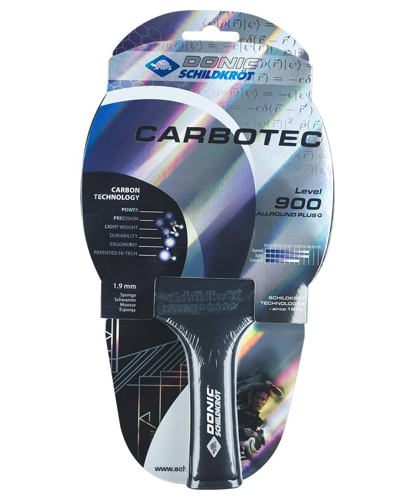 Ракетка н/т Donic-Schildkrot Carbotec 900, carbon #1