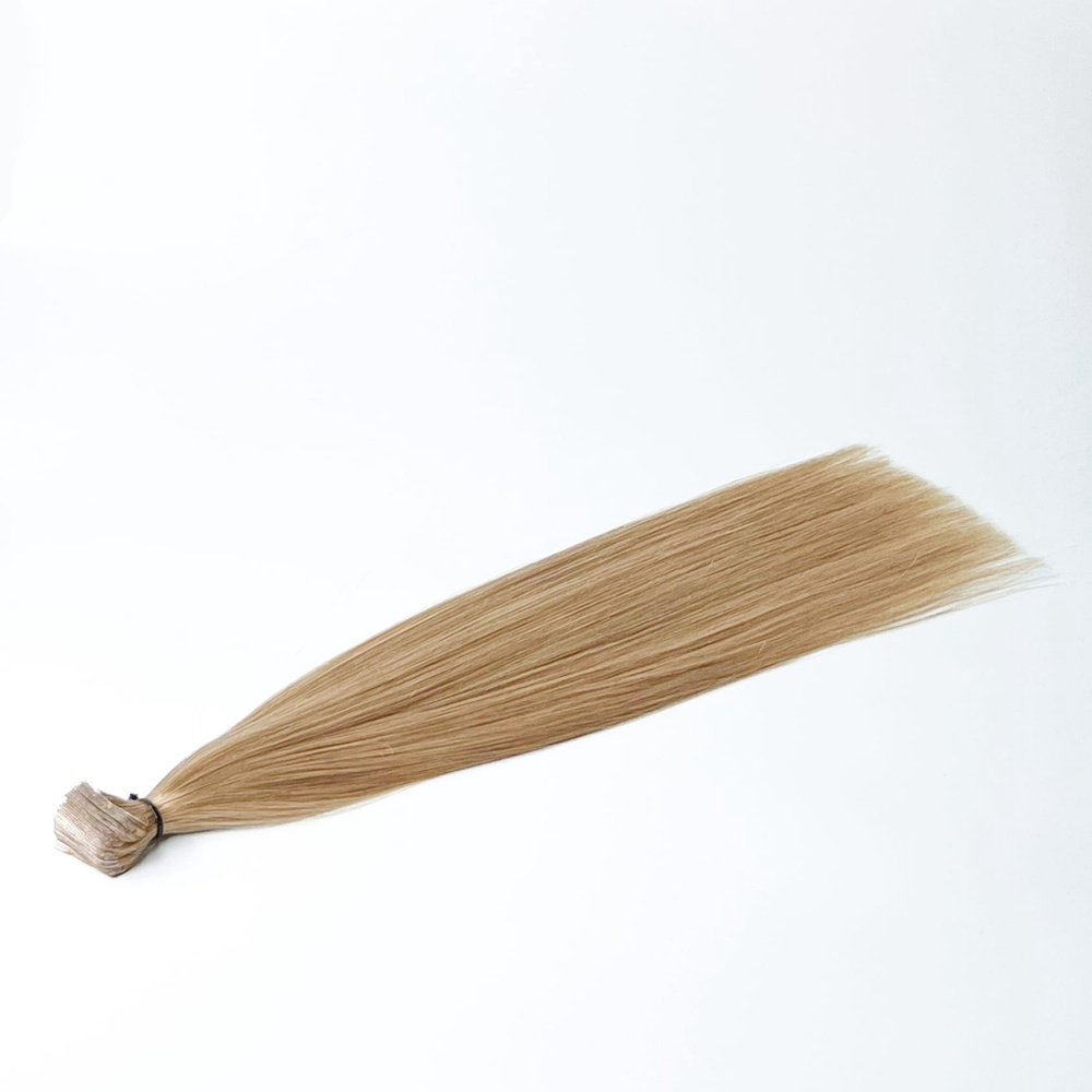 Европейские волосы для ленточного наращивания тон 16 светло-русый 40 см  #1