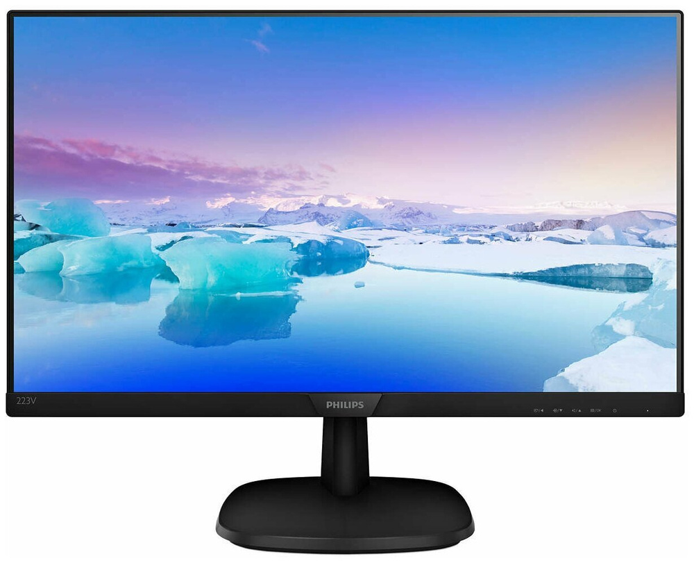 Philips 23.8" Монитор 23,8" 243V7QJABF (00/01) черный (LED,IPS,1920×1080,76 Гц,16:9,матовая,5 мс,178°гор/178°вер,HDMI,DP,колонки), #1