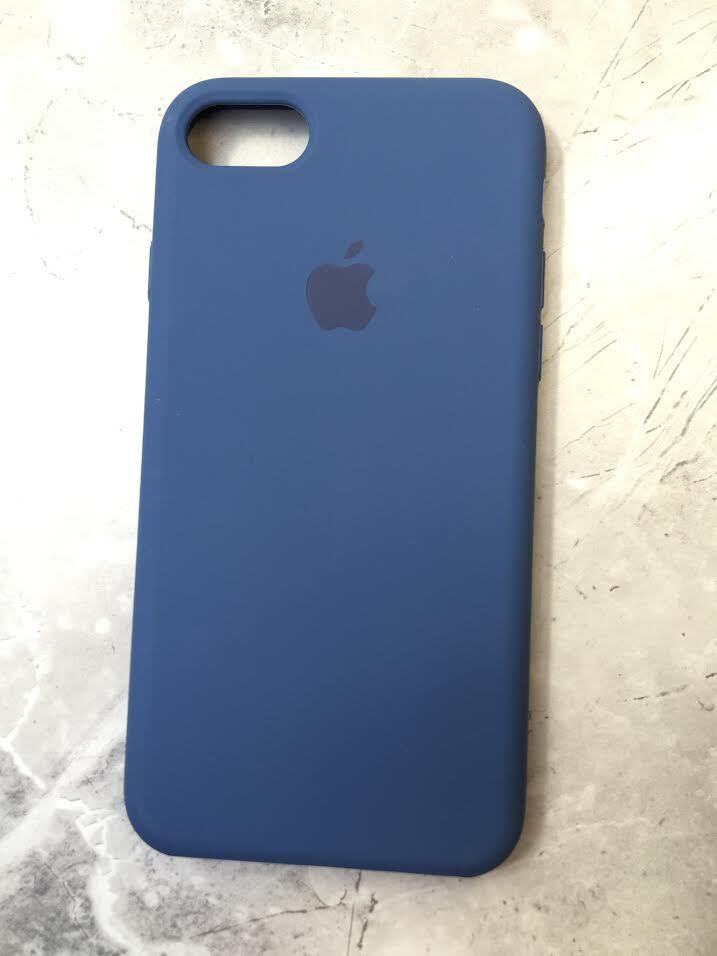 Чехол Silicone Case для Apple iPhone 7 / 8 / SE (2020) с бархатистым покрытием внутри  #1