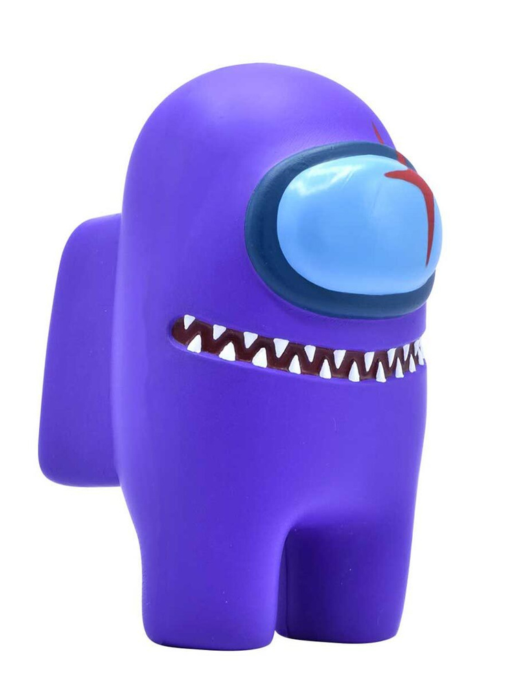 Сквиш Among Us Mega фиолетовый 15см, игрушка антистресс Амонг Ас Mega SquishMe, игрушка Among Us  #1