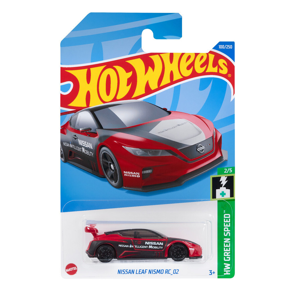 HCT78 Машинка металлическая игрушка Hot Wheels коллекционная модель NISSAN LEAF NISMO RC 02 красный/черный #1