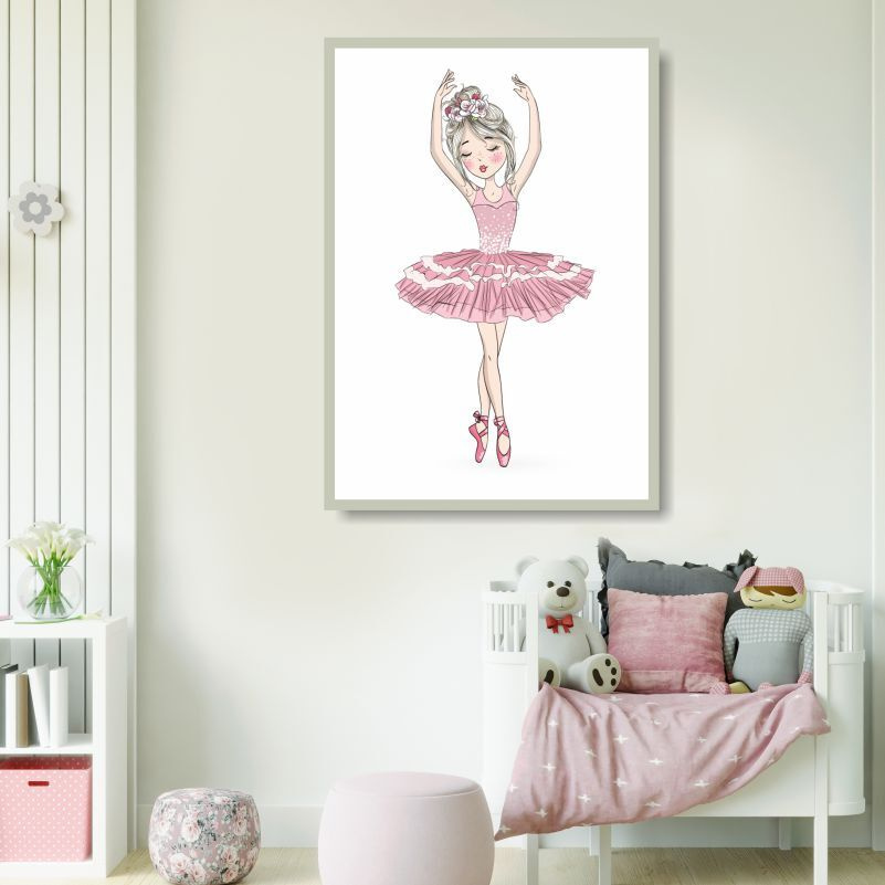 Постер "Маленькая Балерина" 30х40 см / постеры для интерьера / картина на стену интерьерная / картина #1