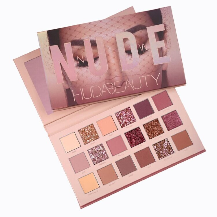 Huda beauty тени nude new 18 color #1