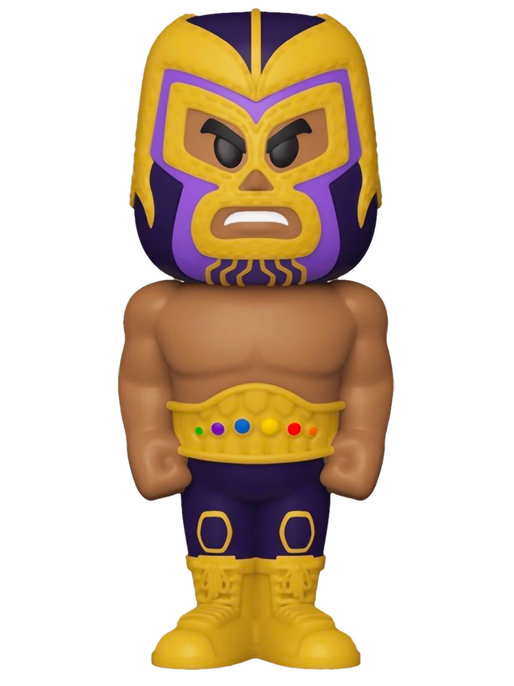 Фигурка Funko Vinyl SODA Luchadores Thanos/ Фанко ПОП специальной серии Винил Сода, упаковка в виде банки #1