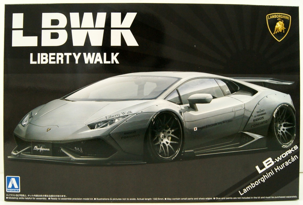 Сборная модель Liberty Walk LB-Works Lamborghini Huracan Ver.2 #1