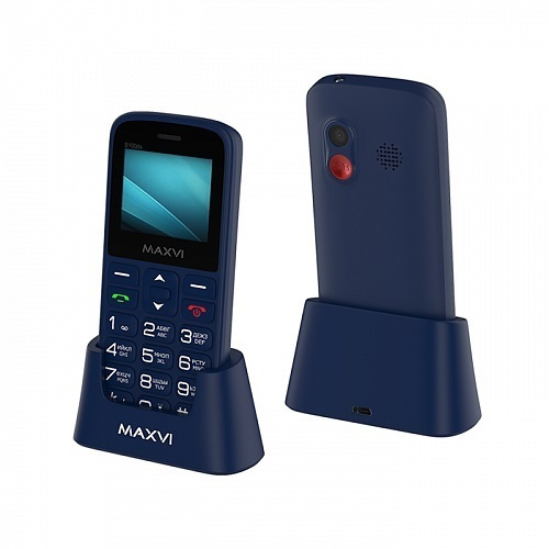 Maxvi Мобильный телефон B100ds, синий #1