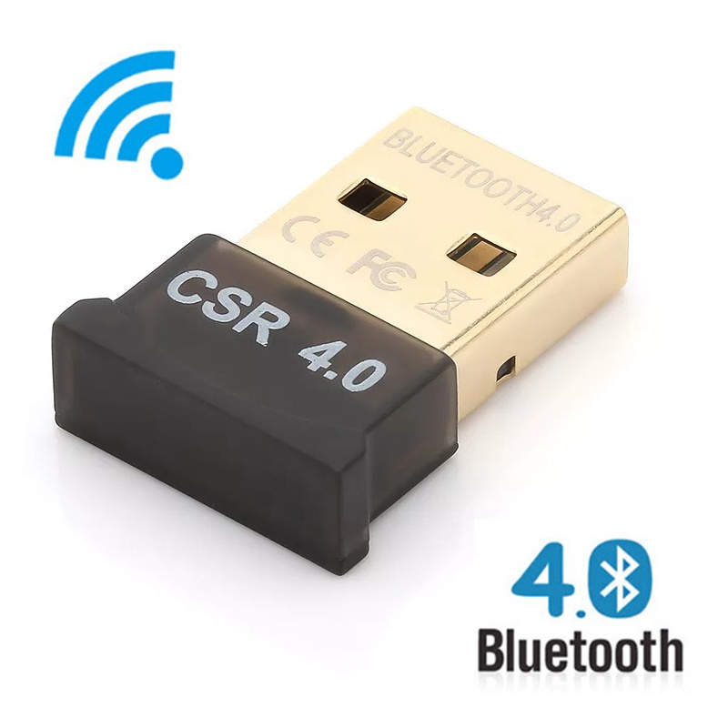 Адаптер Bluetooth 4.0, беспроводной блютуз адаптер usb для компьютера, ноутбука, беспроводных наушников #1