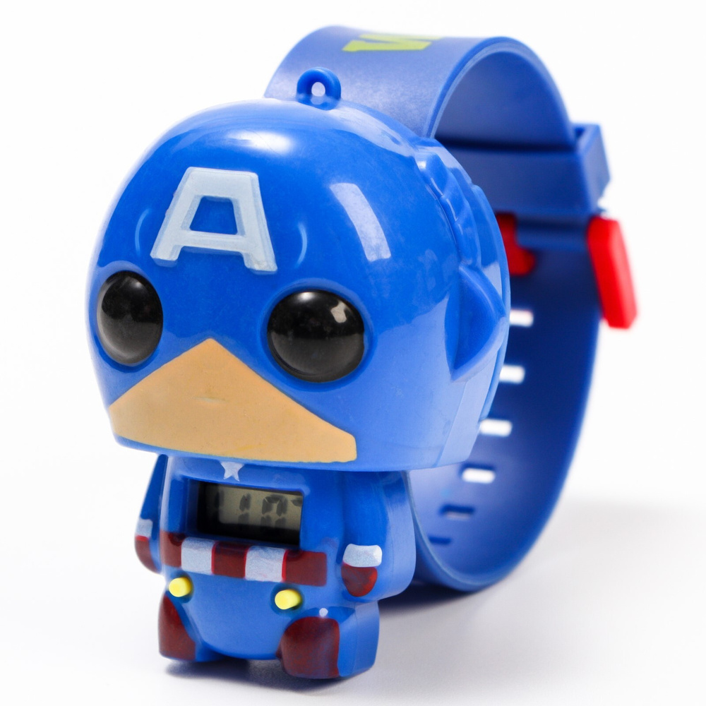 Часы детские наручные для мальчиков MARVEL Мстители "Капитан Америка"  #1