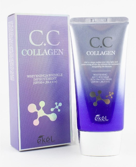 Ekel, CC крем для лица с коллагеном CC Cream (Tube) Collagen SPF 50+/PA+++, 50 мл  #1