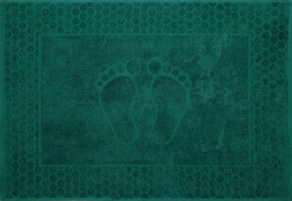 Полотенце Махровое 50х70 "Ножки" изумруд / полотенце для рук/полотенце для ног/полотенце для лица/полотенце #1