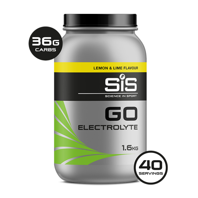 SiS, GO Electrolyte Powder, Напиток углеводный с электролитами в порошке, вкус Лимон и Лайм, 1,6кг.  #1