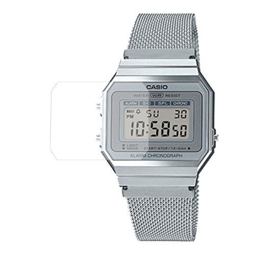 Casio A700WEM-7AEF защитный экран для часов Гидрогель Прозрачный (Силикон)  #1