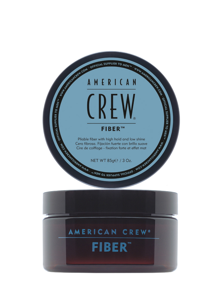 AMERICAN CREW fiber Паста для укладки с сильной фиксацией и с низким уровнем блеска 85гр  #1