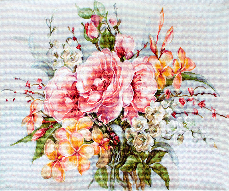 Набор для вышивания LUCA-S "Букет цветов", арт.BA2364 #1