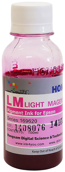 Чернила DCTec пигментные Epson L800 Light Magenta (светло-пурпурный) 100 мл  #1