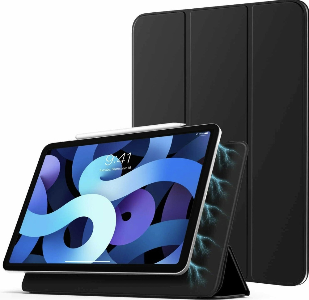 Чехол SMART FOLIO для iPad Pro 11" 2020-2021-2022 года (2-го, 3-го, 4-го поколения), Черный VERSIO  #1