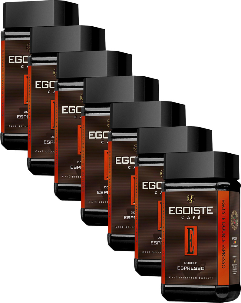 Кофе растворимый Egoiste Double Espresso сублимированный 100 г, комплект: 7 упаковок по 100 г  #1