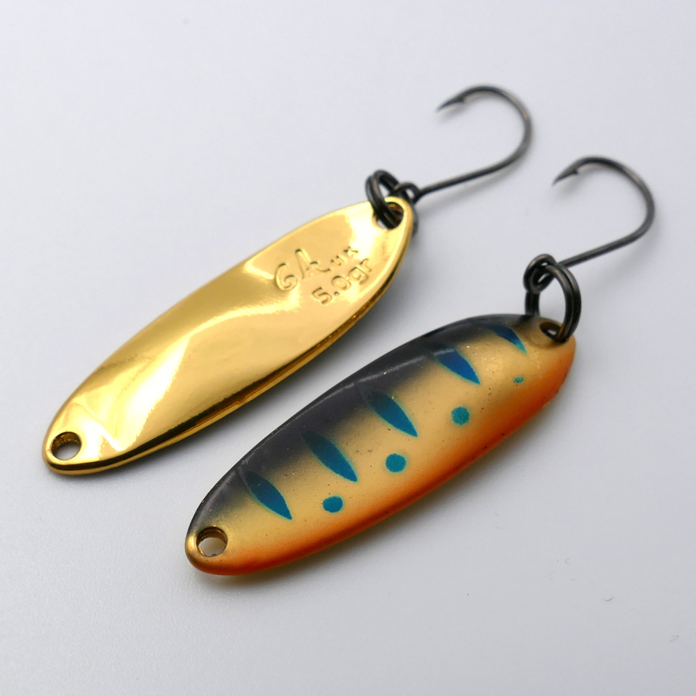 Колеблющаяся блесна Garry Angler River Mini-Spoon 5gr цвет #07 на форель, голавля, хариуса / Ловля форели #1